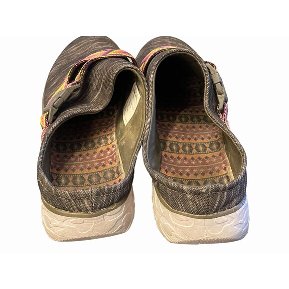 MUK LUKS Mules Clogs Boardwalk Promenade sz 11 womens aztek - Picture 5 of 7